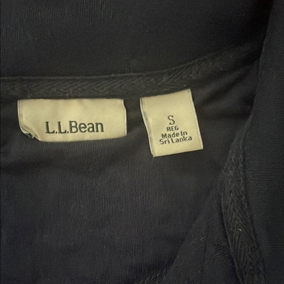LL Bean Navy Half-Zip Pullover - Picture 2 of 7